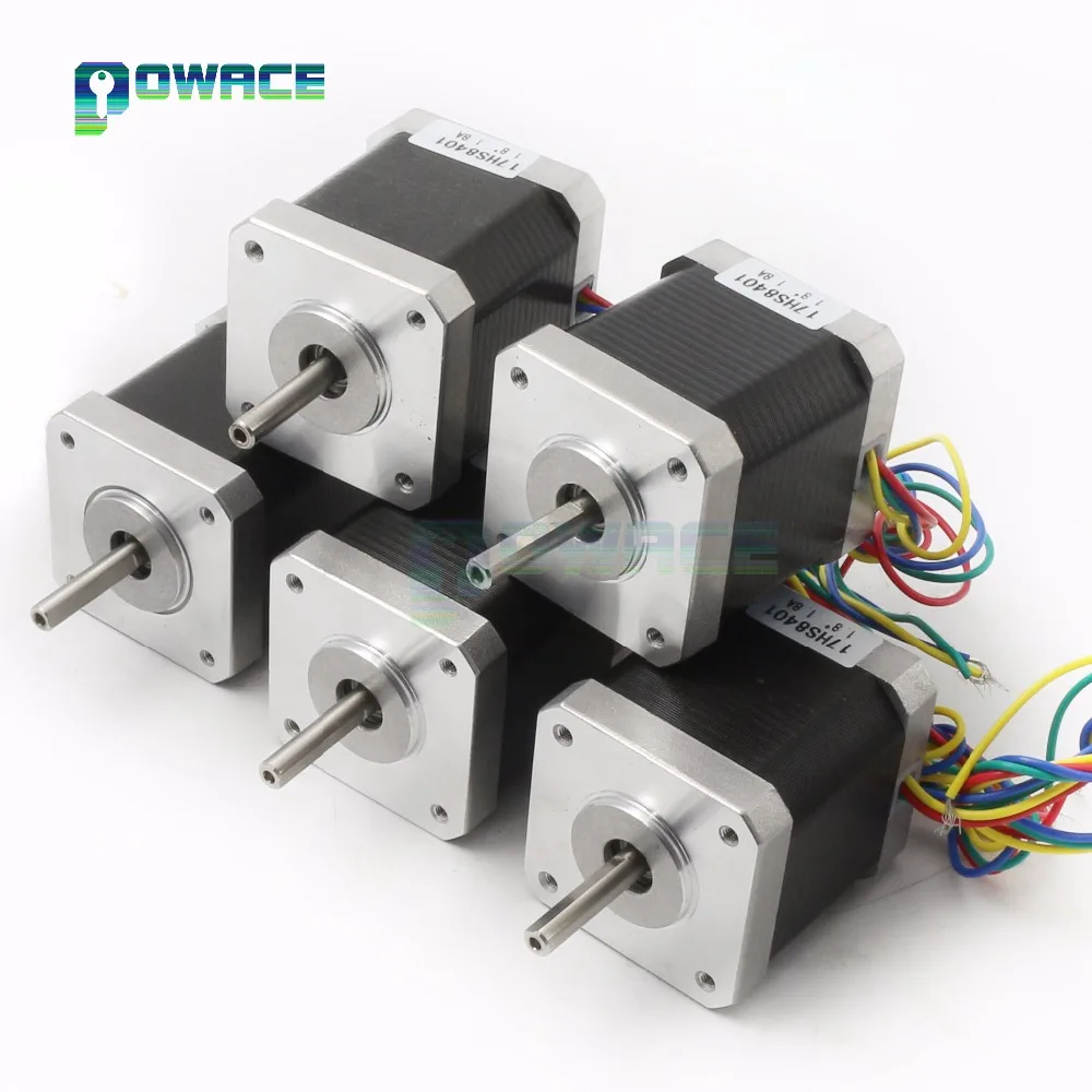 5 шт. шаговый Электродвигатель с ЧПУ 17HS8401 48 мм 78 унций|cnc stepper motor|step motorstepper motor |