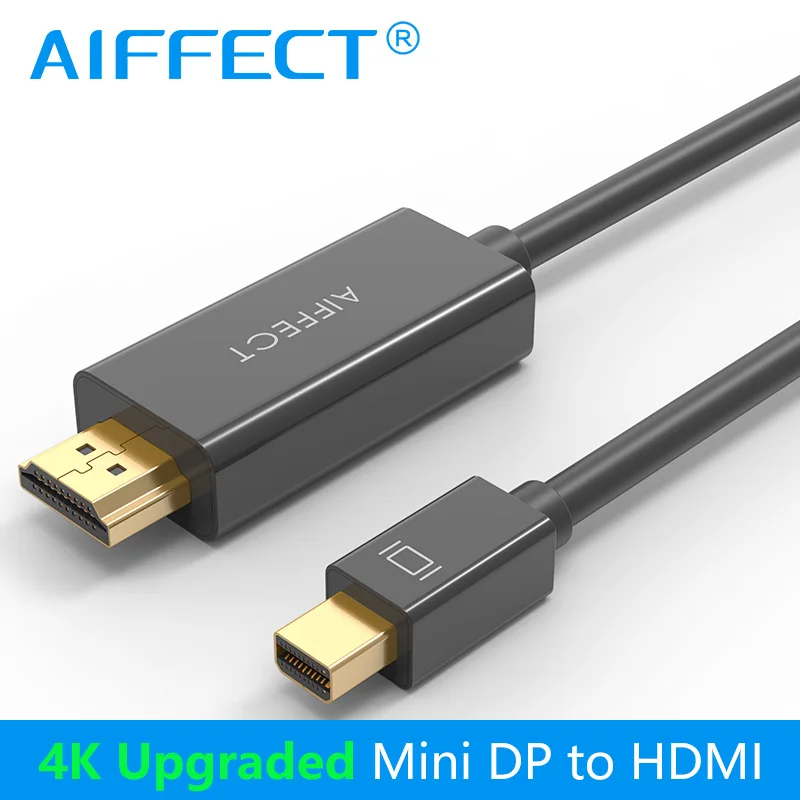 AIFFECT Thunderbolt к HDMI 1080P 4K 30Hz 1 8 m Мини адаптер DP кабель для Macbook Pro Air проектор камера ТВ| |