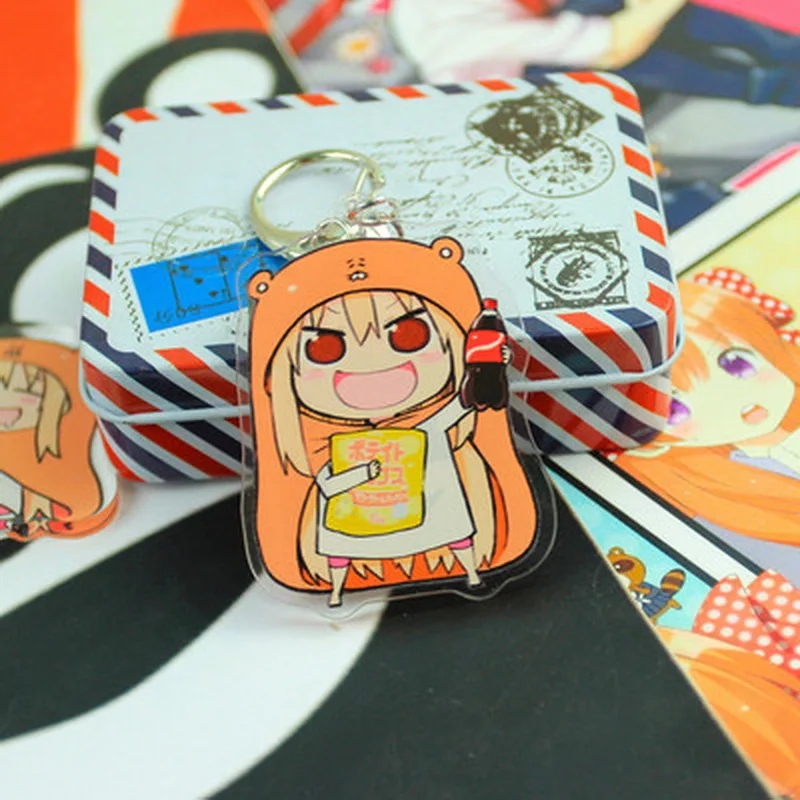 5 шт./компл. аниме Himouto! Umaru-chan акриловый брелок Коллекция держатель для ключей Шарм