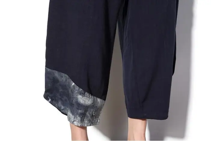 

Rlyaeiz Men Ankle-length Pants Streetwear 2019 Summer Casual Cotton Linen Sweatpants Men Trousers Harem Pants pantalones hombre