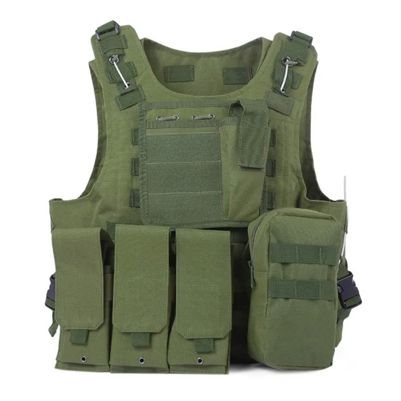 

Mens Military Hunting Vest Field Battle Airsoft Molle Waistcoat Combat Assault Plate Carrier Hunting Vest SWAT Outdoor Equipment