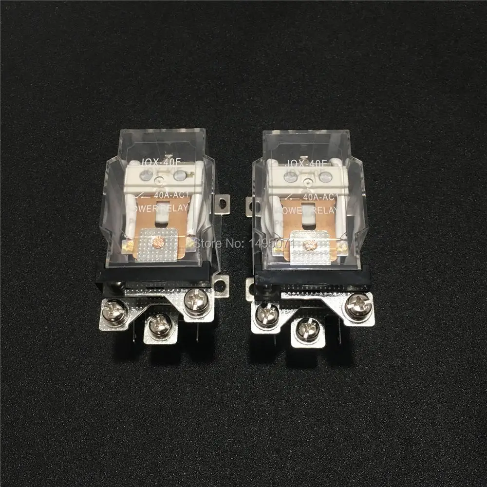 

2pcs JQX-60F-1Z 60A High Power Relay 12VDC 24VDC 110VAC 220VAC Electromagnetic Relays JQX-60F 1Z SPDT 5Pin 1NO 1NC