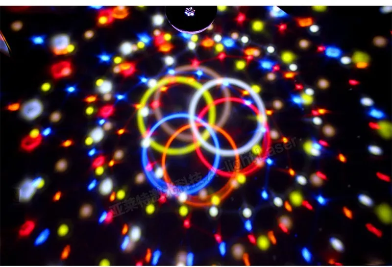 9 цветов MP3 Хрустальный волшебный шар светодиодный светодиодная сценическая