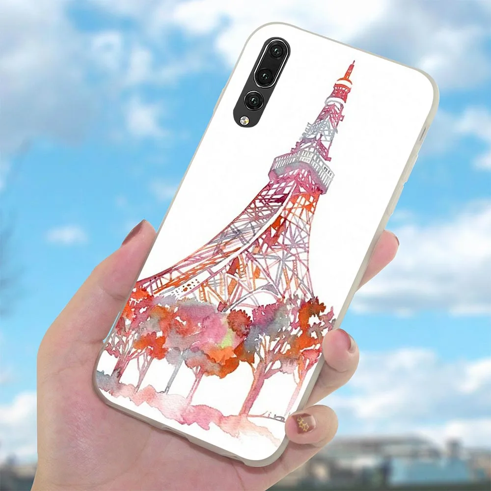 Чехол с изображением Парижа Франции Эйфелевой башни для Huawei Honor 7Cin чехлы Nova 3 3i