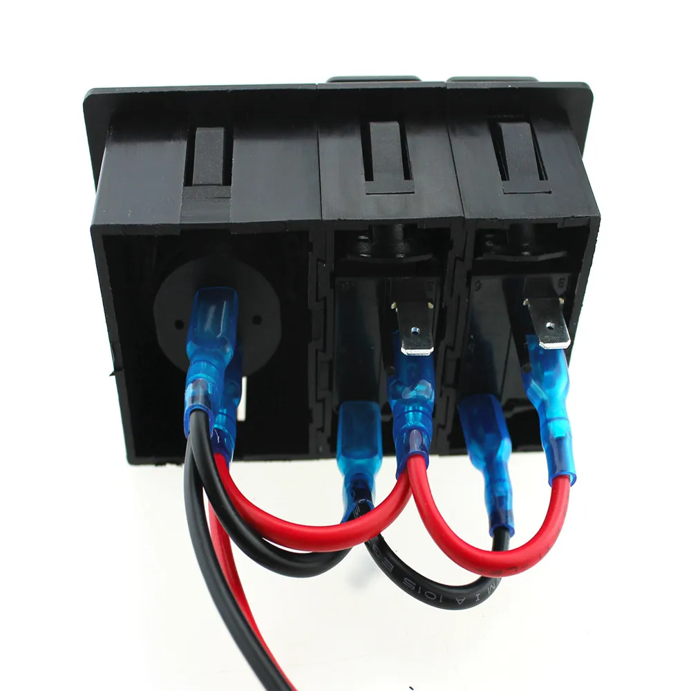 Светодиодный цифровой вольтметр с переключателем качалкой управляемым дисплеем