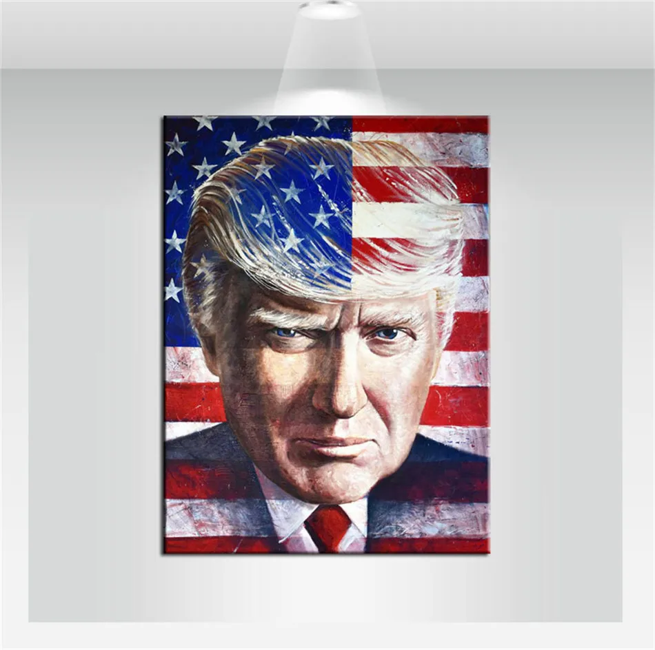 Дональд Трамп HD Печать на холсте картина искусство Картина | Дом и сад