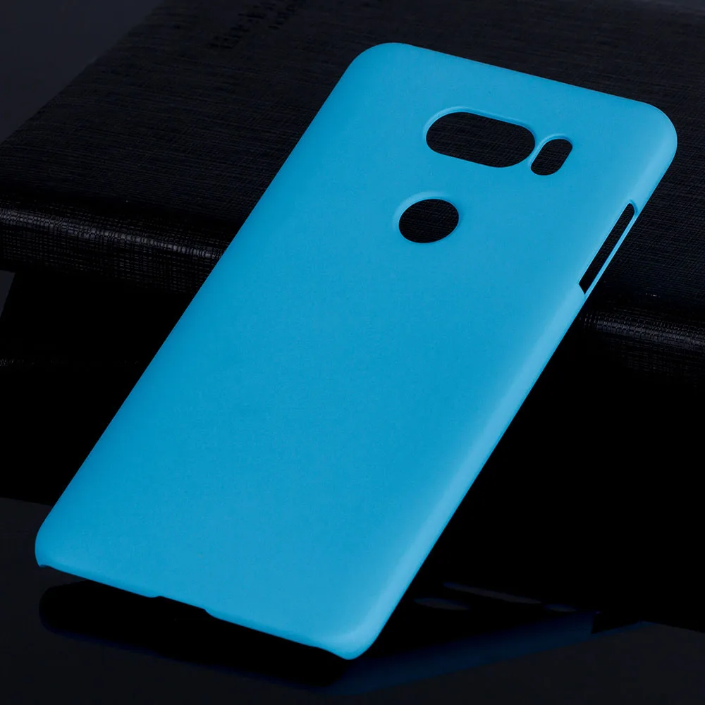 Sky Blue Матовая Пластик Coque 6.0For Lg V30 чехол для Lg V30 плюс H930 H933 телефона чехол-лента на заднюю панель - Цвет: Sky Blue