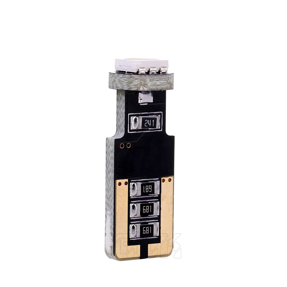 10 шт. оптовая продажа W5W led T10 Canbus 5050 1SMD 1 светодиод OBC без ошибок Автомобильный