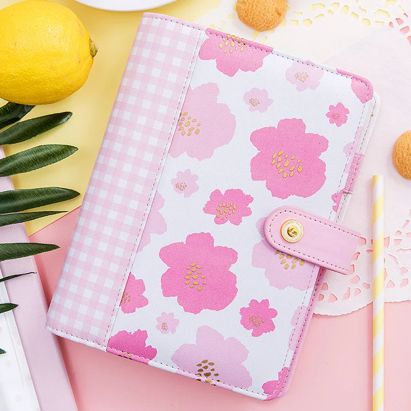 Lovedoki креативный блокнот A5 A6 A7 с горячим тиснением красный цветок свободный лист