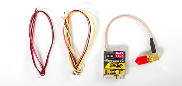 

HAWKEYE MINI 5.8GHZ 200MW 32CH WIRELESS A/V TRANSMITTER TX RACEBAND