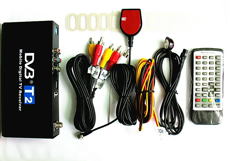 DVB T2 Мобильный цифровой ТВ коробка приемник для автомобиля Android DVD gps радио плеер