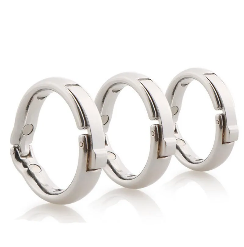 Магнит Петух кольцо металла пениса рукавом для мужчин Extender презервативы Секс