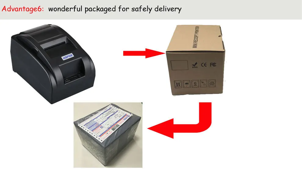 Cheap POS58 thermal printer 2inch usb small receipt printer support windows10 no need ribbon impressora for resale POS system