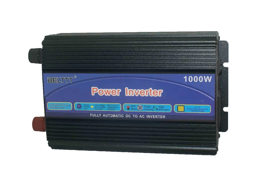 Портативный автомобильный инвертор напряжения 1000 Вт 12 В постоянного тока в 220