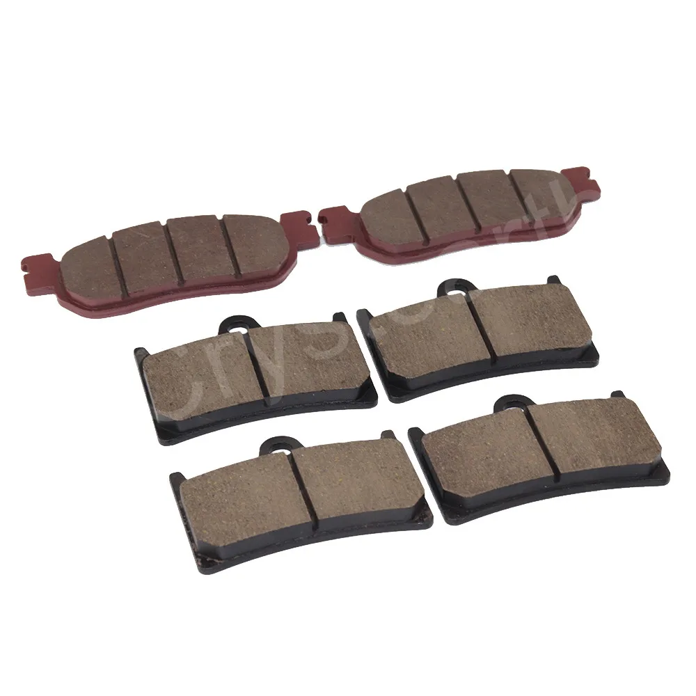 6 шт./компл. передние и задние тормозные колодки для мотоцикла Yamaha YZFR1 YZF 1000 R1 2002 2003