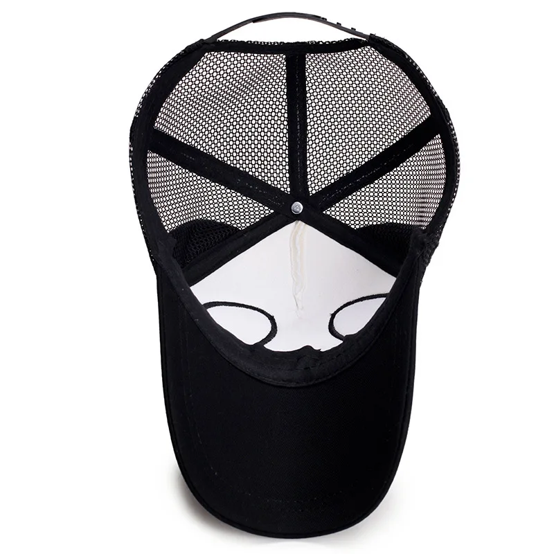 Бейсболка женская с меховыми ушками Снэпбэк Кепка вышивкой панды дышащая