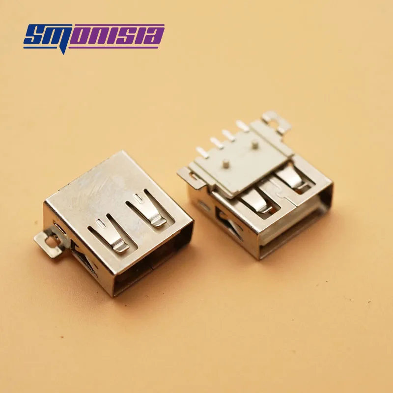100 шт. 4P USB гнездовой разъем SMD экологически чистые материалы патч|patches patches|l