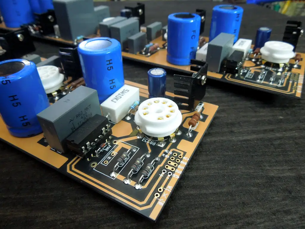 GZLOZONE DIY Tube MC/MM Phono набор предусилителя Base on Germany D.Klimo Circuit L11 31|Усилители мощности| |