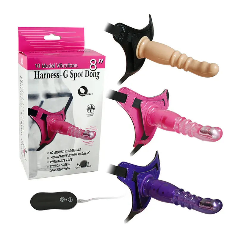 APHRODISIA 8 &quot10 режимов вибрации жгут гибкий G spot ремешки фаллоимитаторы для