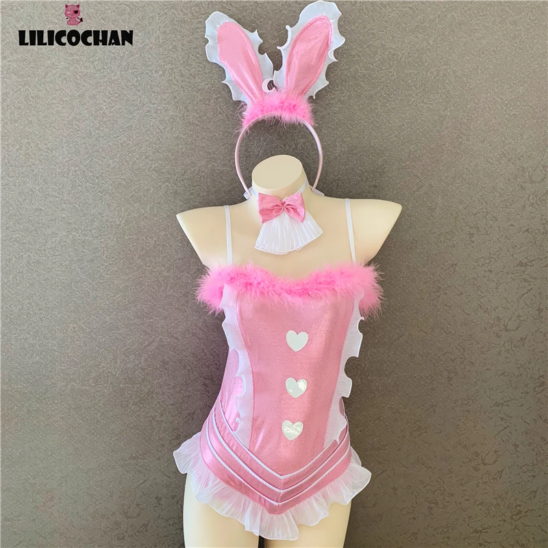Игривый женский костюм для косплея на Хэллоуин с кроликом и взрослых сексуальное