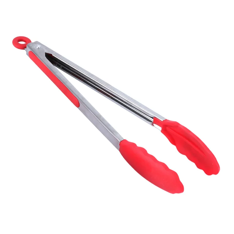 12inch Non-Stick Barbecue Tools Kitchen Bread Cake ClampTongs BBQ Clip Heat Resistant Cook Tong Clamp Tongs | Дом и сад