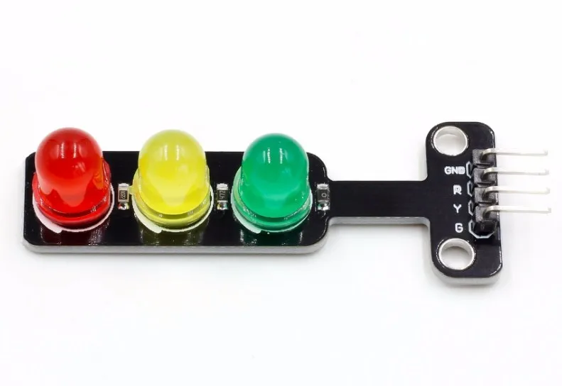 5V светофор светодиодный модуль дисплея для Arduino красный желтый зеленый 5 мм мини