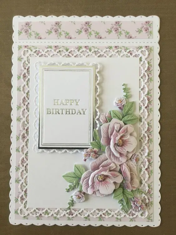 Кружевная рамка KSCRAFT трафареты для резки металла сделай сам