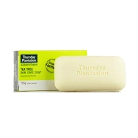 thursday plantation tea tree soap 125g deal for removing the build up of oil and dirt for all skin types pure tea tree oil soap