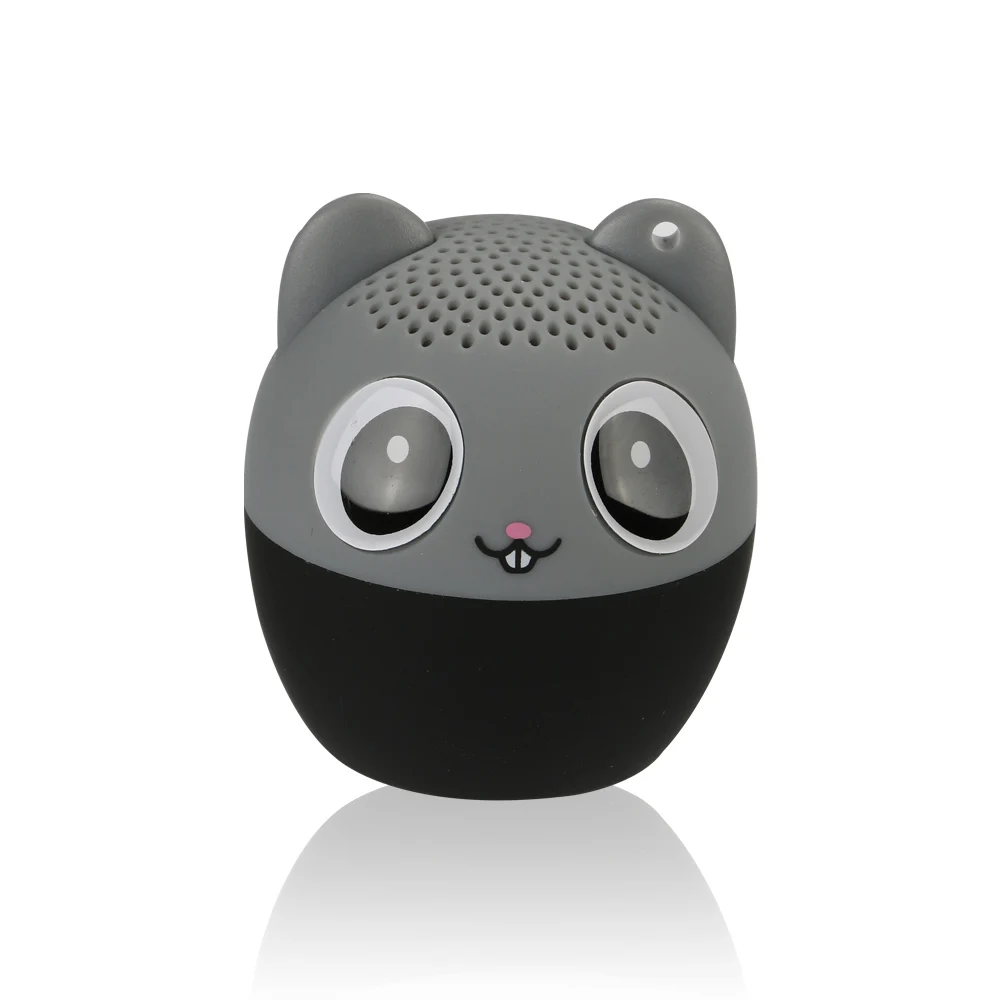 TOPROAD мультяшный динамик с bluetooth портативный беспроводной динамик s Саундбар стерео сабвуфер музыкальный плеер телефон Автоспуск Handsfree - Цвет: Grey Mouse