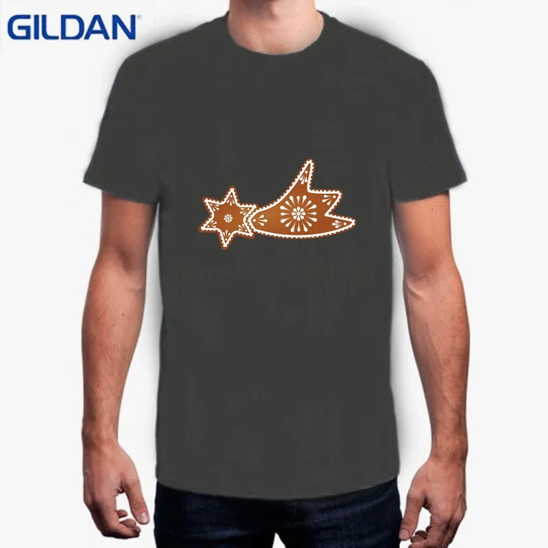 Для мужчин майка мода хип-хоп одежда Camisetas Рождество звезда коричневый футболка