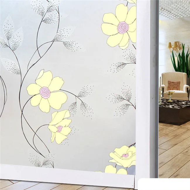 45X100cm 45X100 см, самоклеящаяся пленка на окно, пленка на стекло, наклейка для спальни, матовое стекло, пленка из фольги, водонепроницаемая, маслостойкая - Цвет: 45X100cm
