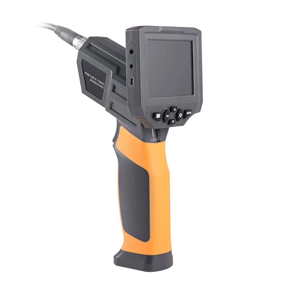 Accurate Efficient 60 degree Viewing Angle 6 Adjustable High-intensity LEDs 360 Rotation 3.8 inch LCD Portable Video Borescope |