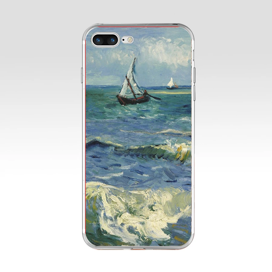 22 81G чехол с рисунком Ван Гога для iPhone 6 7 8 plus, чехол из мягкого ТПУ, силиконовый чехол для Apple iPhone 6S 7 8 plus, чехол - Цвет: 22