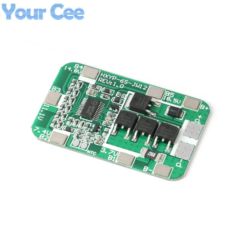 6 S 14A 22 2 V PCB BMS 18650 Защитная плата для литий ионный элемент литиевой батареи