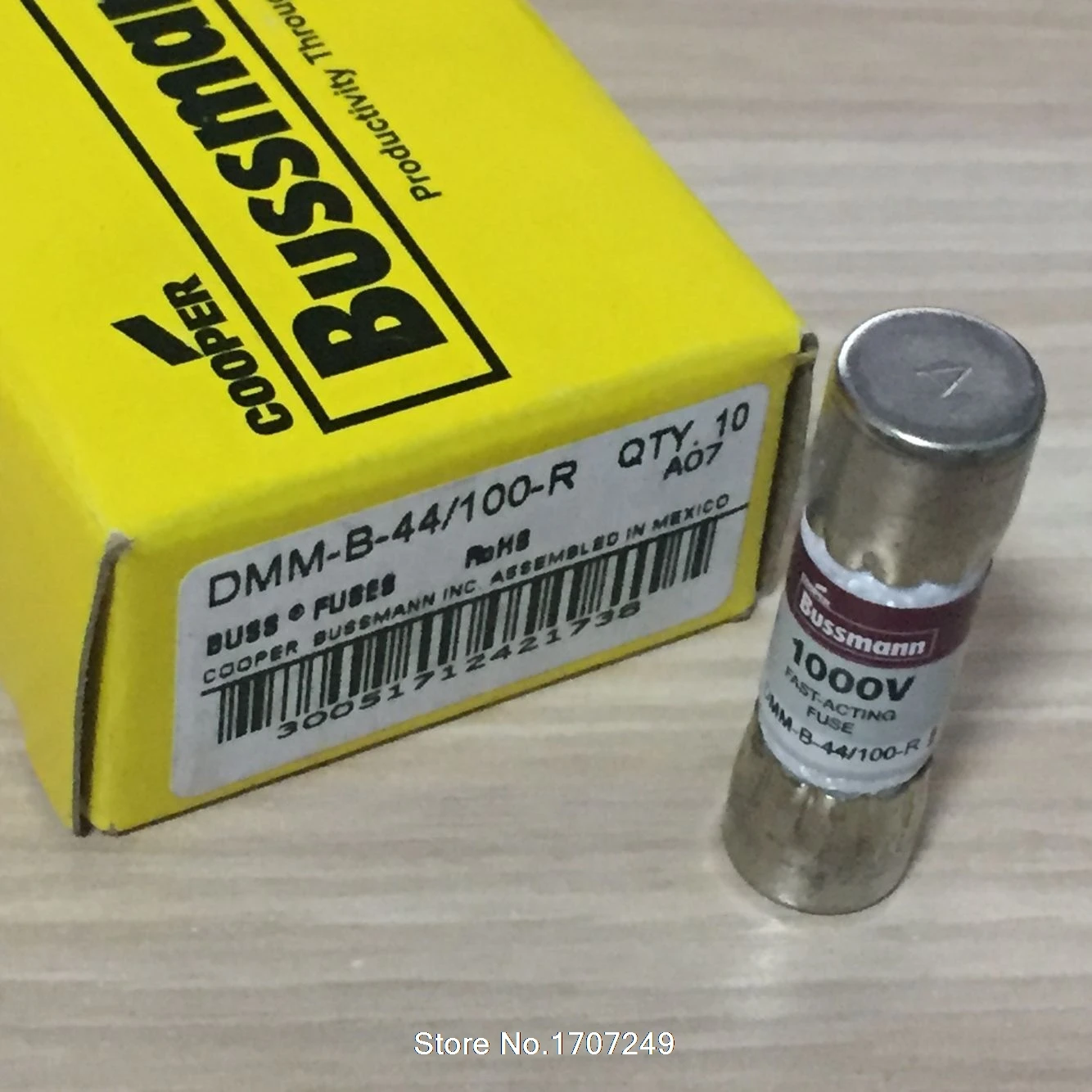 1 шт. BUSS DMM-B-44/100 DMM-B-44/100-R 1000VAC/DC 440mA 0.44A 10*35 мм керамический предохранитель для