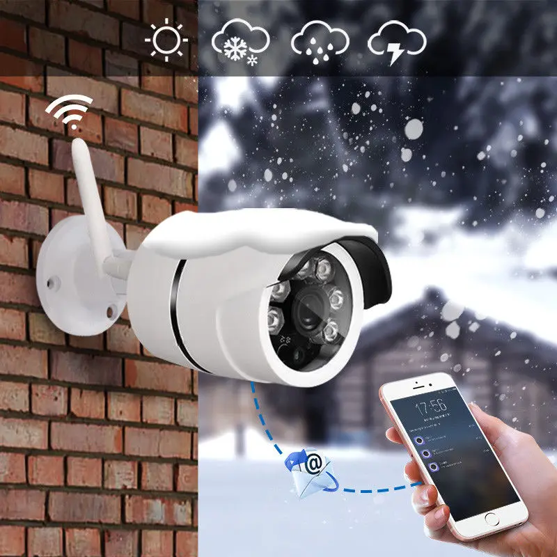 Полная новая ip камера Onvif P2P 720p Ip Wifi домашняя безопасности беспроводная