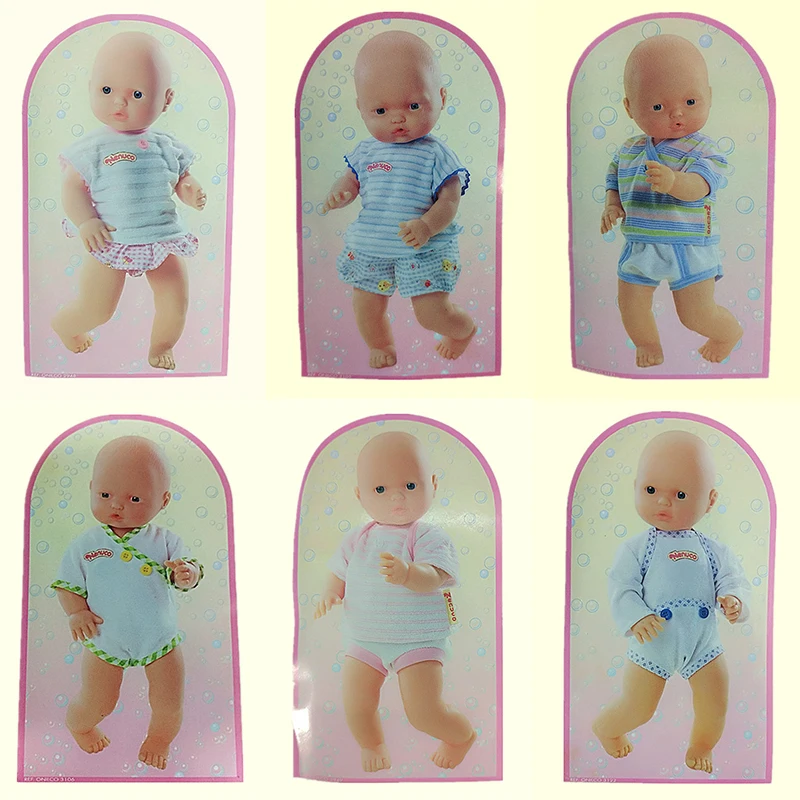 Лидер продаж 6 шт./лот различных супер мило новорожденного кукла спальный пижамы