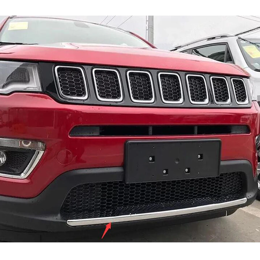 YAQUICKA Хром ABS Автомобильная Передняя решетка гриль вниз бампер Защитная крышка