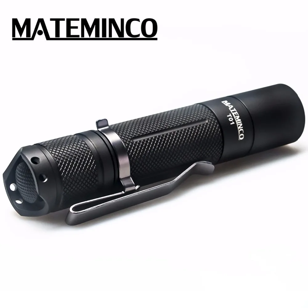 MATEMINCO T01 BLF A6 благодаря светодиоду CREE XPL 1600LM мощный 18650 EDC светодиодный вспышка