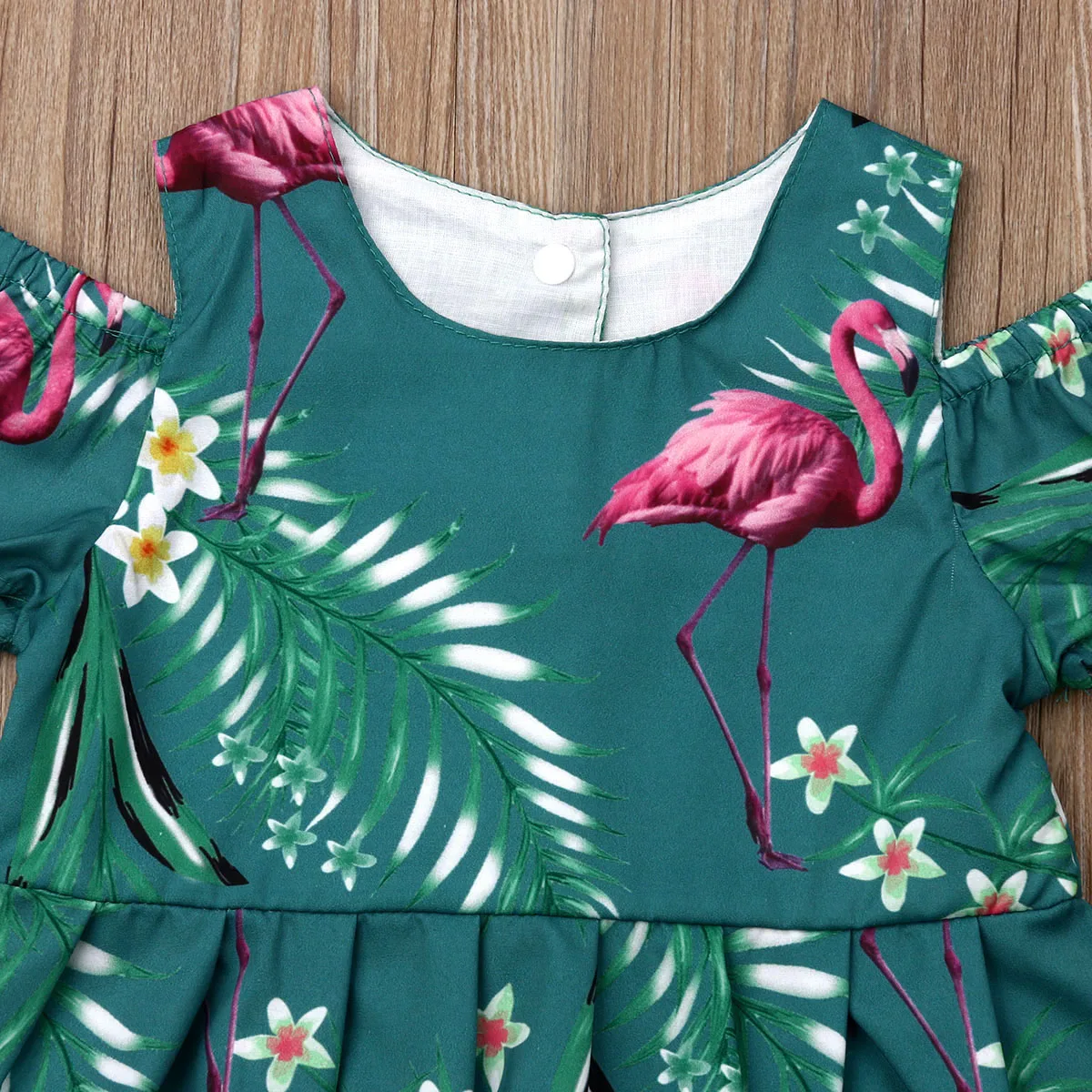 Детский летний комплект из 2 предметов футболка с открытыми плечами и юбка