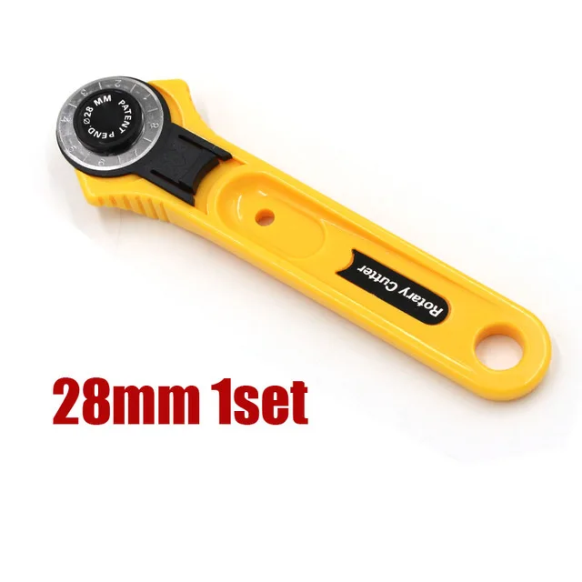28mm Rotary Cutter 28 мм тканевый нож роторный резак портной инструменты круглый нож для резки ткани ручной роторный ковер нож для резки кожи - Цвет: 28mm Rotary Cutter