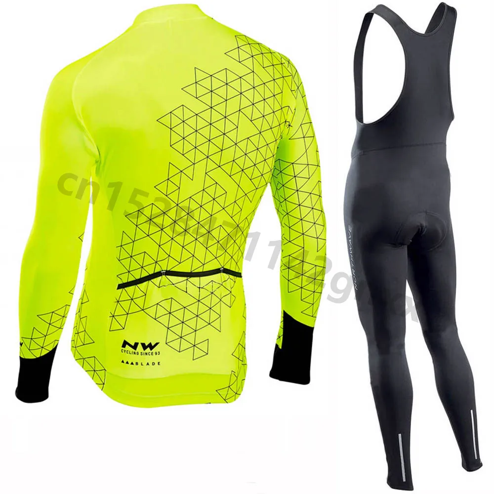 NW Новинка Весна длинный рукав Велоспорт Джерси Мужская Майо Ropa Ciclismo MTB велосипедная одежда велосипедная форма триатлон, Велоспорт Набор