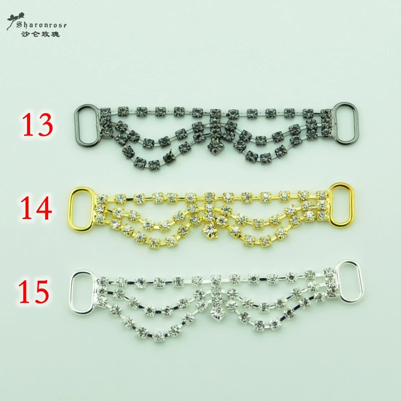 Соединители Стразы с кристаллами 1 шт./латунная цепочка пряжкой для плавания/для