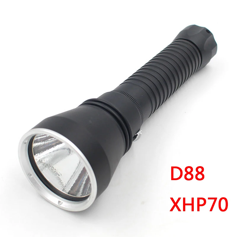 Option D Z20DX5s CREE XHP70.2 светодиодный вспышка светильник фонарь Водонепроницаемый 3 режима 18650 Батарея Дайвинг лампы под водой PK XM-L2 U3 флэш-светильник - Испускаемый цвет: Option D