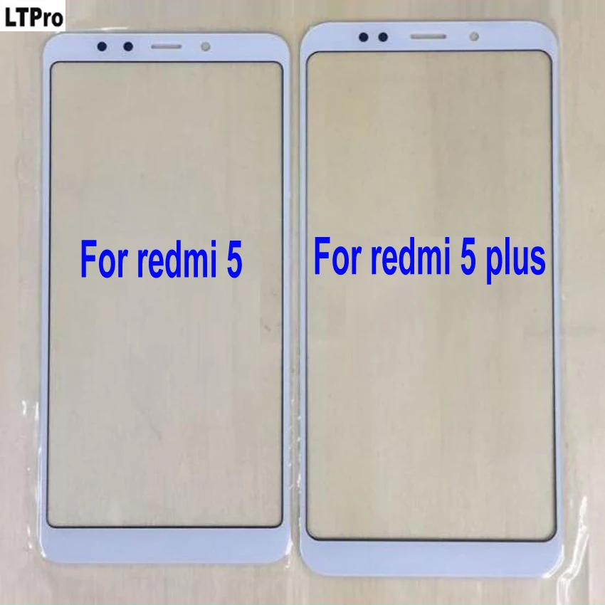 LTPro новый внешний верхний экран объектива Переднее стекло для Xiaomi Redmi 5/Redmi 5 Plus/Note