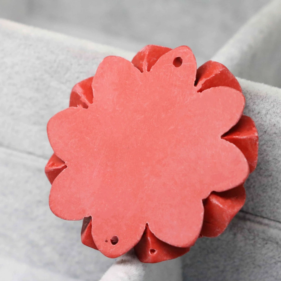 Фабричное производство Подвески Тайвань синтетический красный Cinnabar большой