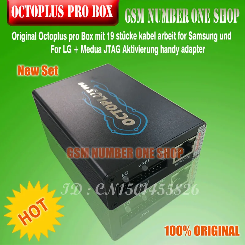 100% оригинальная новая коробка octoplus pro/коробка OCTOPLUS PRO с 19 кабелями для Samsung или LG