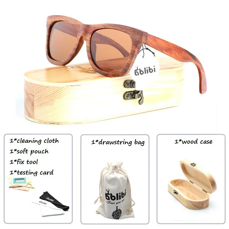 

Sunglasses Men,2019 Vintage Wooden Polarized Eyewear Zebra Wood Sun Glasses UV400 Protection Wooden Original Gift Box