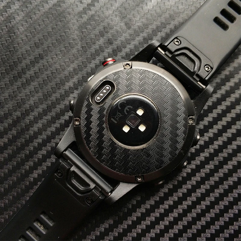 Защитная пленка из закаленного стекла для часов Garmin Fenix 5 углеродного волокна с