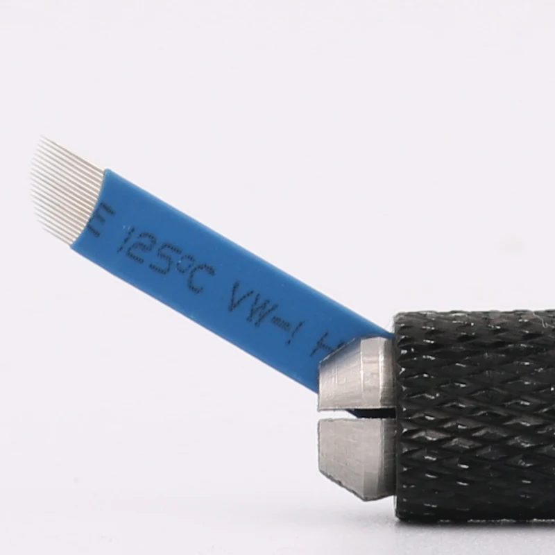 50 шт. 18 контактов Перманентный макияж тату для бровей коническое лезвие